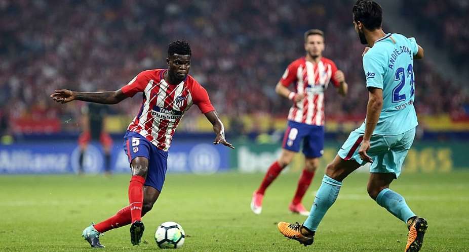 Thomas Partey Features In ATM, Barcelona Stalemate