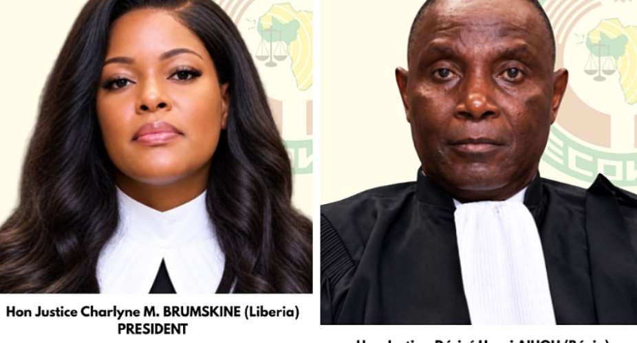 ECOWAS court elects Charlyne Brumskine as President, Aihou as Vice-President