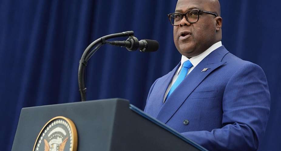 A complaint has been filed in Belgium against members of the family of Flix Tshisekedi, pictured here in December 2025. -  Evan Vucci/AP