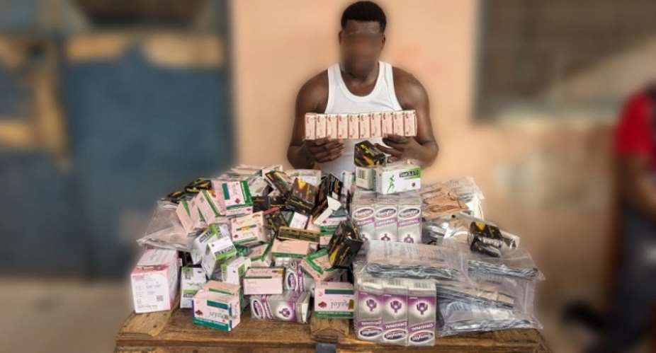 Police arrest eight in crackdown on suspected drug trade at Okaishie Drug Lane