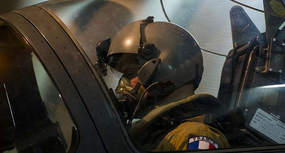 A French pilot in the cockpit of a Mirage 2000D fighter plane. Currently, service members living with HIV are unable to become army pilots. -  Reuters/ECPAD