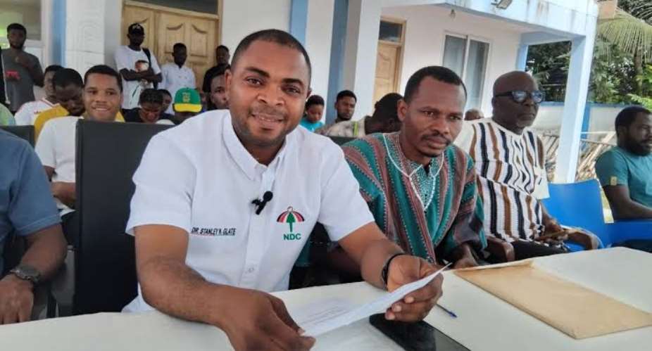 Dr Stanley Glate files nomination to contest Volta NDC Regional Secretary position