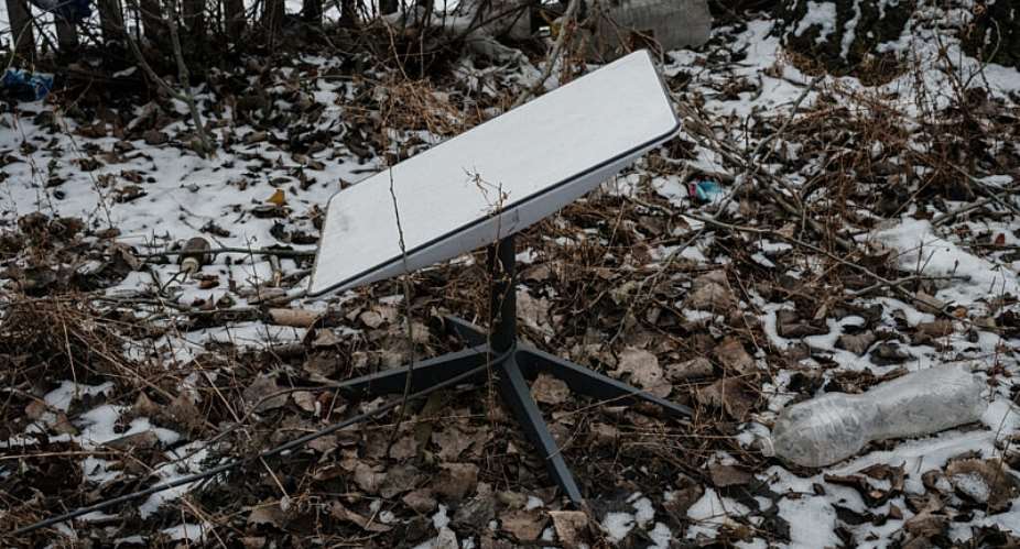 Ukrainian defence officials have suggested Washington is behind slower speeds reported on some satellite internet terminals that help the countrys military hit Russian-occupied territory and operate interceptor drones. -  Yasuyoshi Chiba, AFP