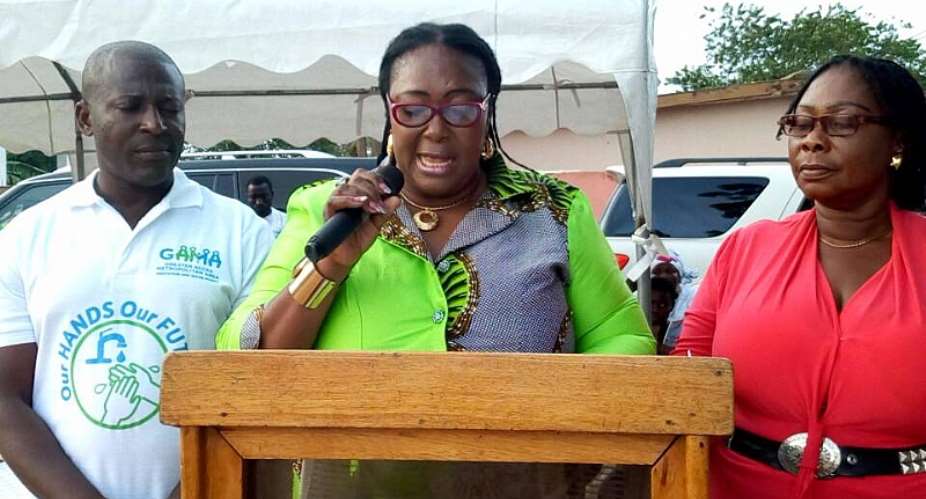 Make Hand Washing Practices A Routine—Hon. Tina Mensah Advises Constituents