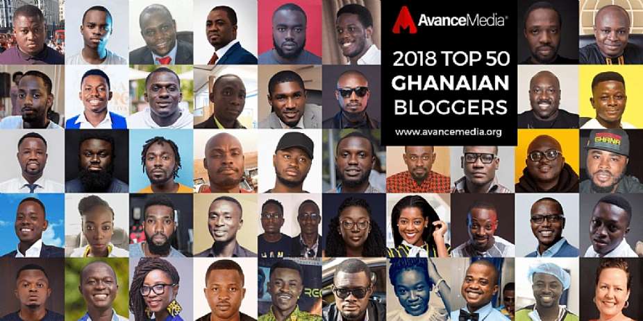 Avance Media Announces Inaugural 2018 Top 50 Ghanaian Bloggers