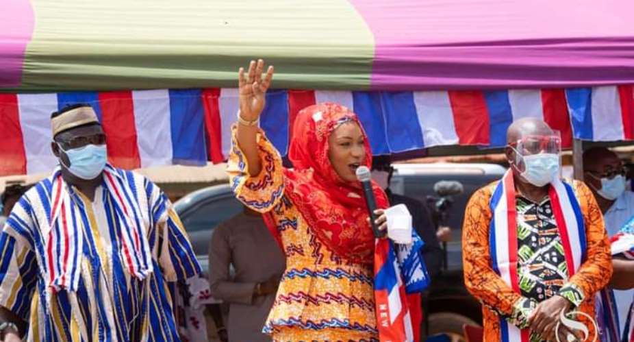 Politics Is For Dev't, Akufo-Addo Has Kept His Promise; Give Him Four More Years – Samira To Krobos