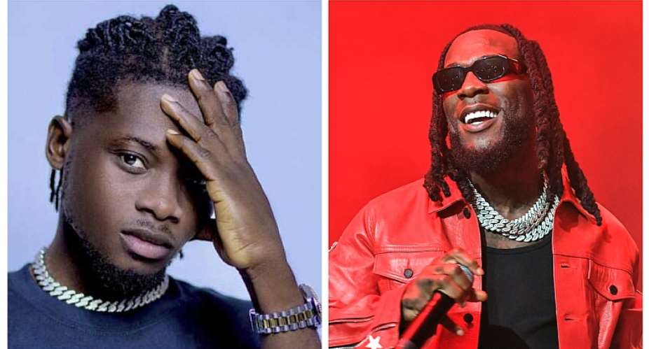 Ghanaian Highlife singer Kuami Eugeneleft and Nigerian Grammy-winning singer Burna Boy