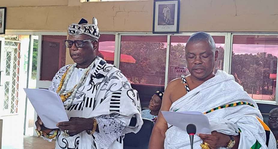 Togbega Xedihor Hlitabo IV inducted into Volta Region House of Chiefs