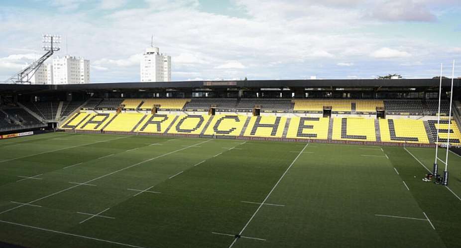 FILE - The Marcel Deflandre Stadium before the European Champions Cup pool 3, round 4, rugby union match in La Rochelle, western France on January 18, 2026. -  Romain Perrocheau, AFP