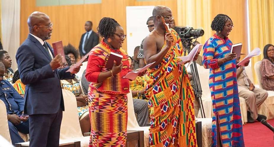 Mahama commissions four ambassadors