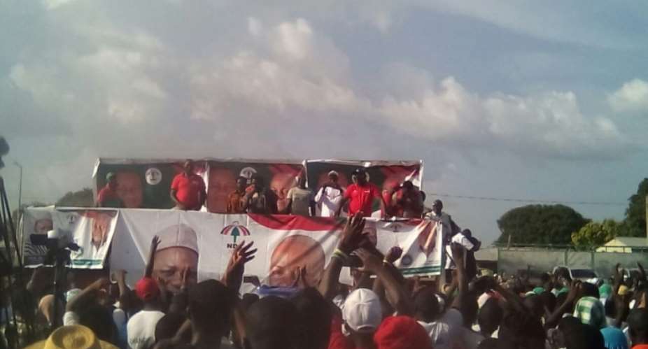 King Ayisoba at the campaign launch of Rashid Pelpuo
