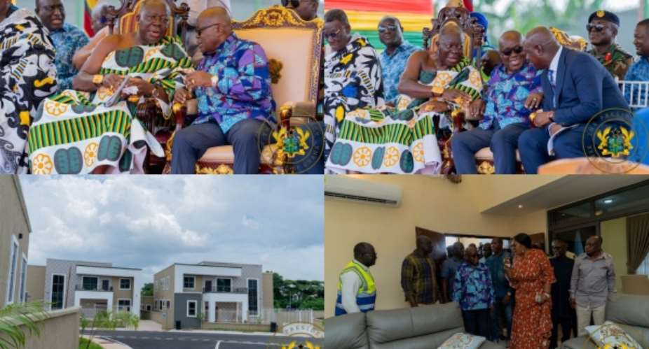 Akufo-Addo hands over residential accommodation, 120 courts & 150 bungalows to judiciary