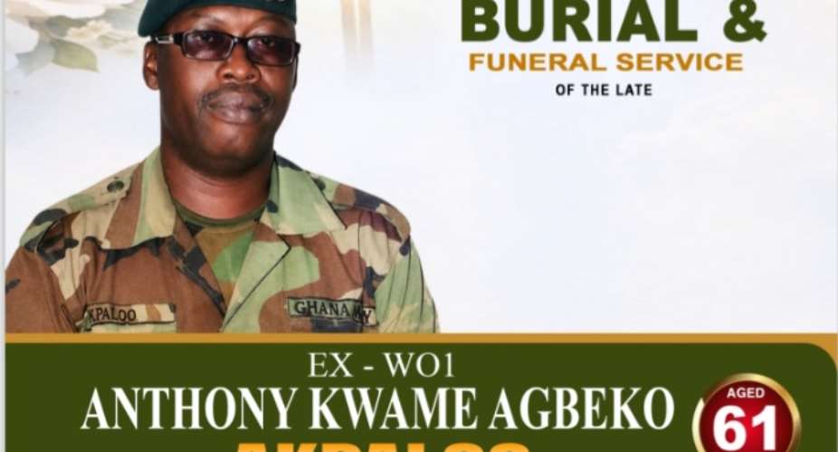 Celebrating a Lifetime of Loyal Service: A Tribute to Warrant Officer Class I (Rtd) Anthony Kwame Agbeko Akpaloo