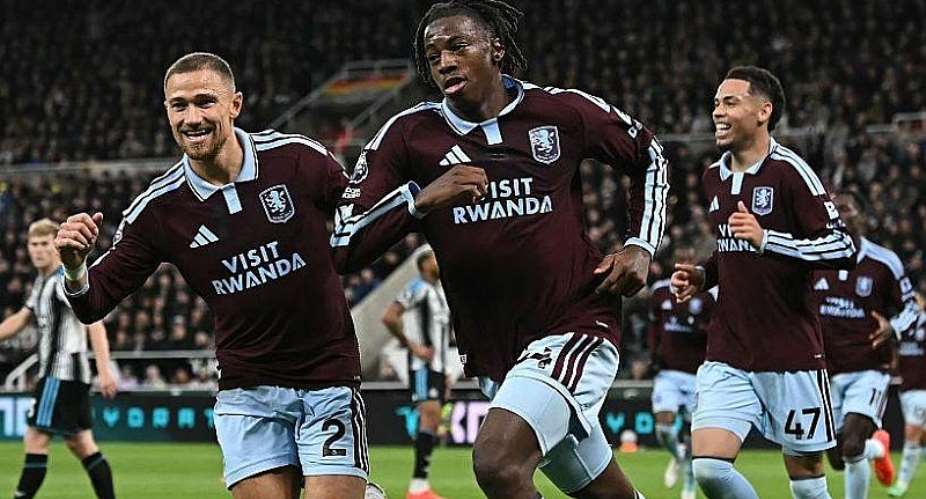 Getty ImagesImage caption: Johan Manzambi also scored in Aston Villas 6-0 win over Fenerbahce in the Champions League on Wednesday