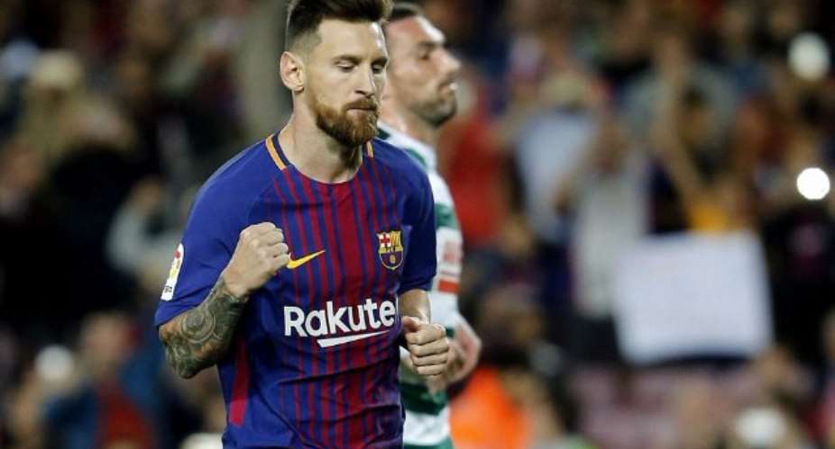 UCL: Messi Reaches 100 European Goals, Hazard Rescues Point For Chelsea Against Roma