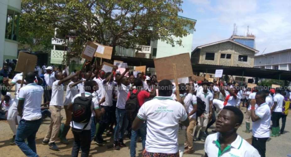 Kumasi: Students Of Kwadaso Agric College Boycott Classes Over Allowances