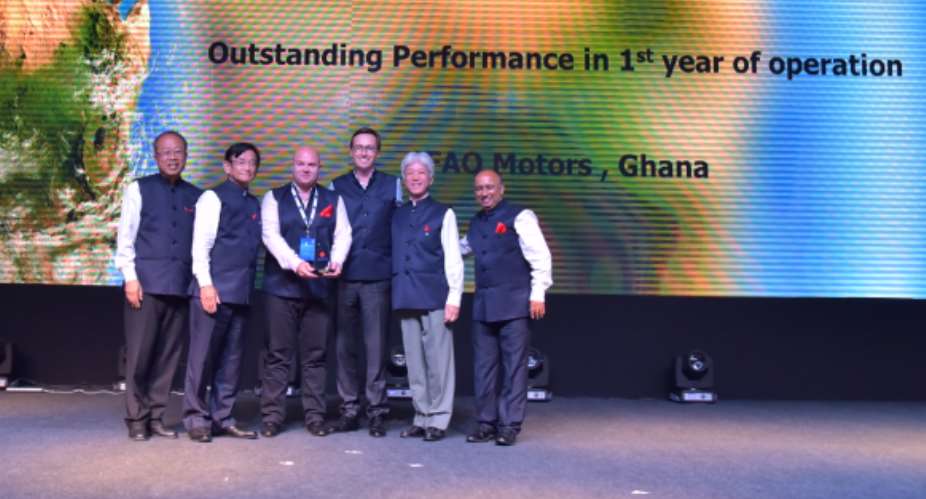 CFAO Ghana Awarded For Outstanding Performance In First Year Of Operations