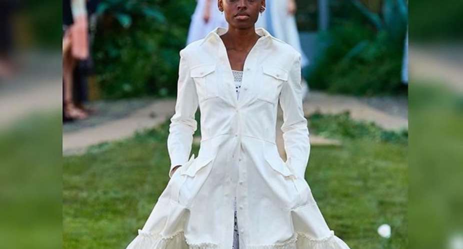 The only black to hit runway in Milan for designer who rejected her