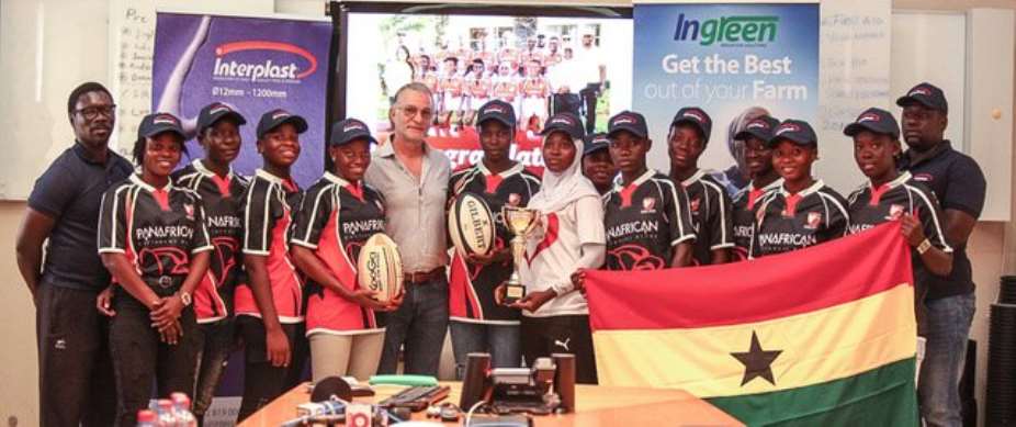 Triumphant Ghana Rugby Women Acknowledges Interplast For Support