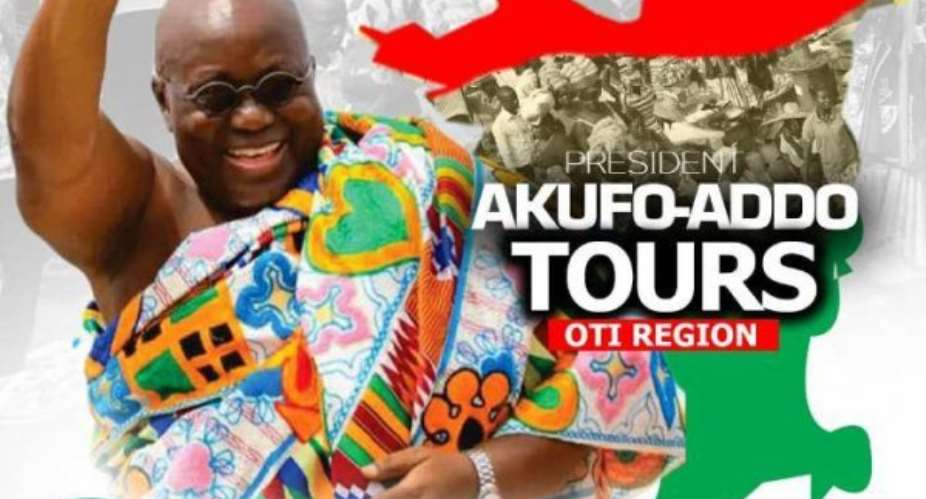 Akufo-Addo To Tour Oti Region From Wednesday