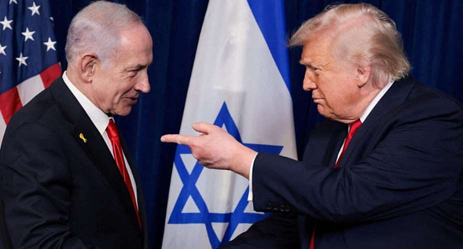 A file image of US President Donald Trump with Israeli Prime Minister Benjamin Netanyahu in Palm Beach, Florida, on  December 29, 2025. -  Jonathan Ernst, Reuters