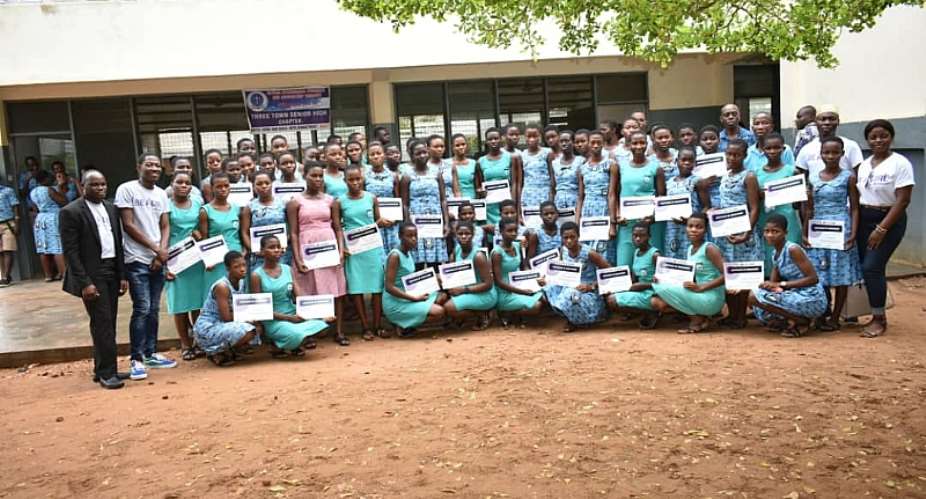 Be A Girl Awards 300 Girls in Ketu South Municipality on International Day of the Girl Child