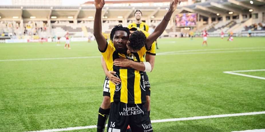 Kwame Kizito On Target As BK Hacken Defeat Helsingborg 2-0