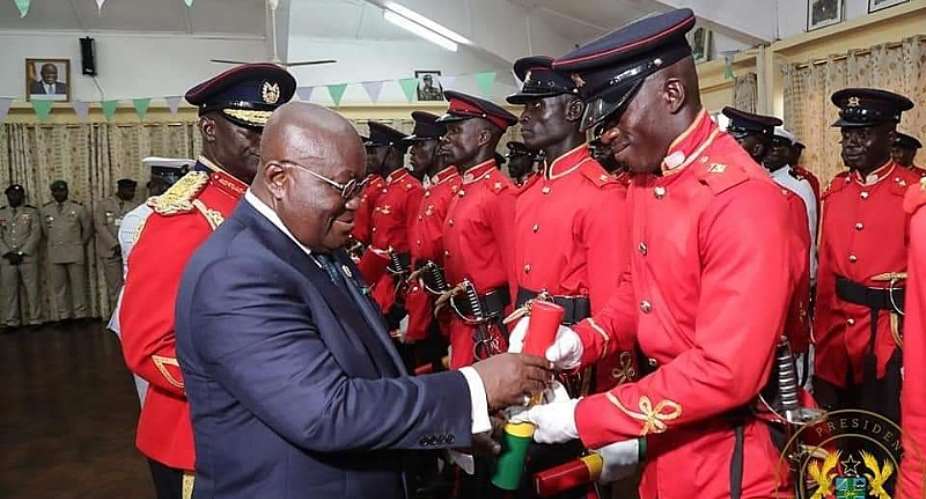 Maintain The Armed Forces High Standards—Akufo-Addo Tells Officer Cadet