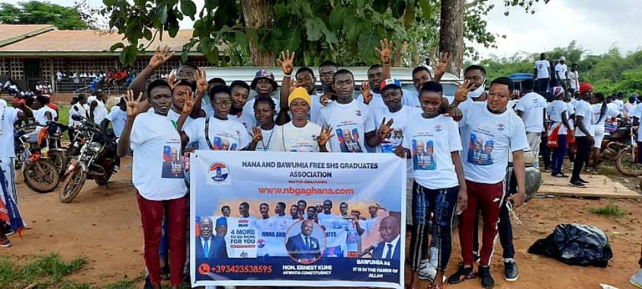 Free SHS Graduates Gather To Campaign For NPP