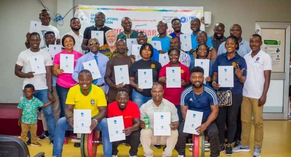 Ghana Weightlifting Federation holds a seminar for weightlifting coaches and referees