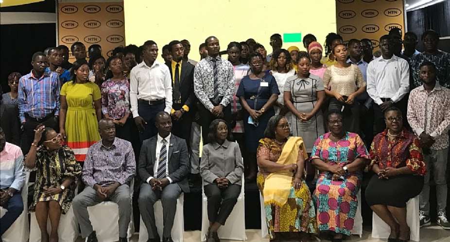 MTN Ghana Foundation awards full scholarships to 100 brilliant but needy tertiary students plus GHS1k stipend per semester