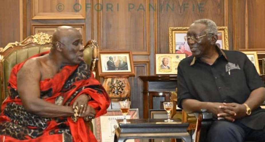 Okyenhene mourns with Kufuor