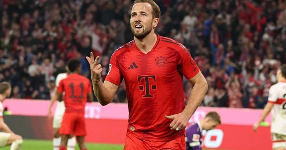 Bundesliga: Kane nets hat-trick as Bayern beat Stuttgart