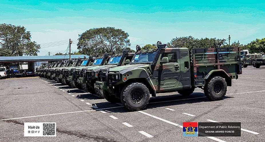 Ghana Armed Forces receives 45 utility vehicles to boost operational readiness