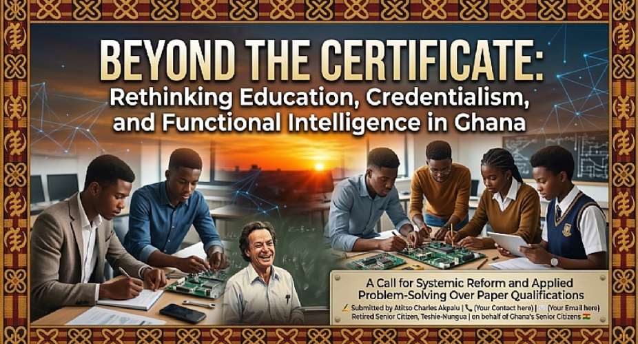 Beyond the Certificate: Rethinking Education, Credentialism, and Functional Intelligence in Ghana
