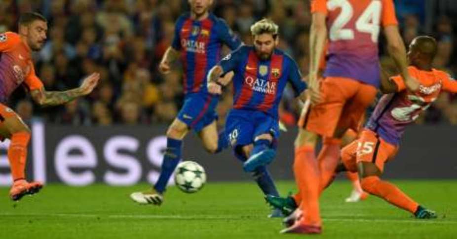 Champions League: Messi hat-trick punishes Guardiola's error-prone City
