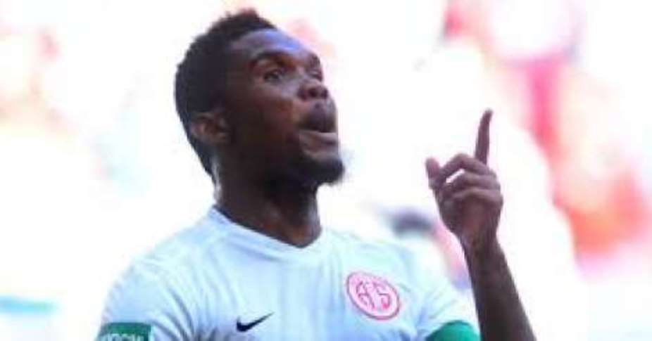 Samuel eto'o: Cameroonian striker makes 100,000 bet' with antalyaspor fan