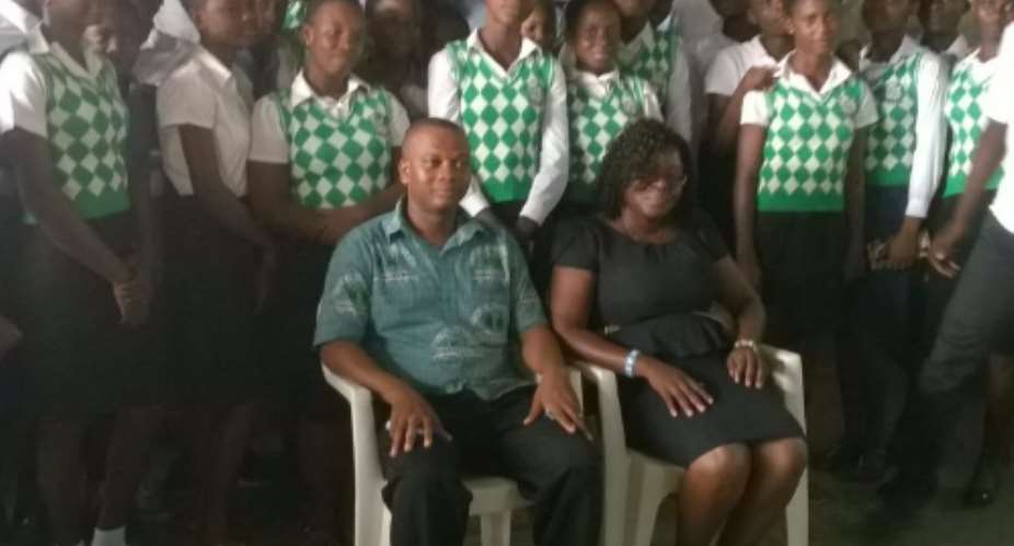 Resource persons in a group photograph with participants Seated L-R: Mr. Anthony Amoah  Miss Rosemond Adanuti