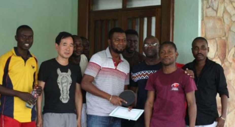 Kamal Deen Mahdi Supports Table Tennis In Ghana