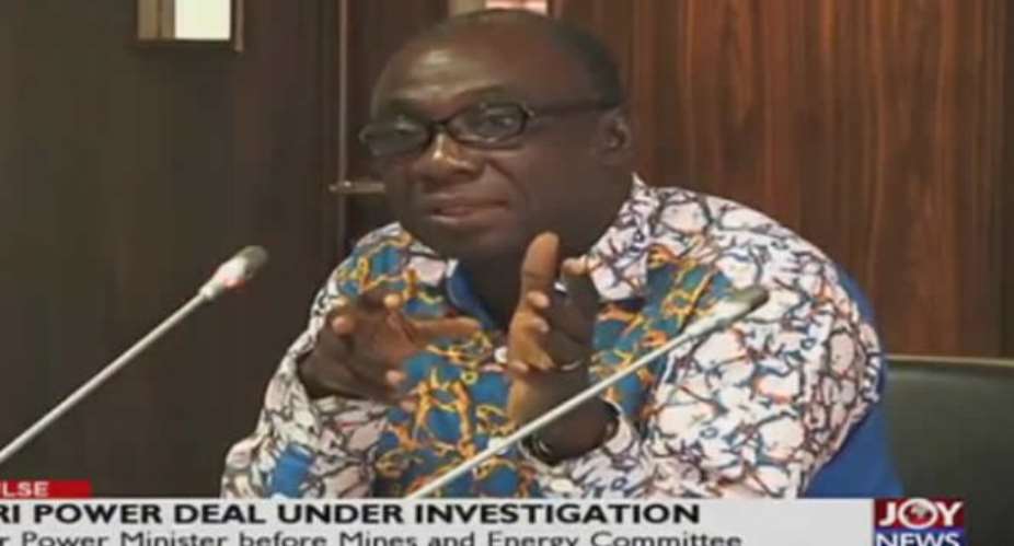 I Personally Didn't Check AMERI Background---Former Energy Minister Kwabena Donkor