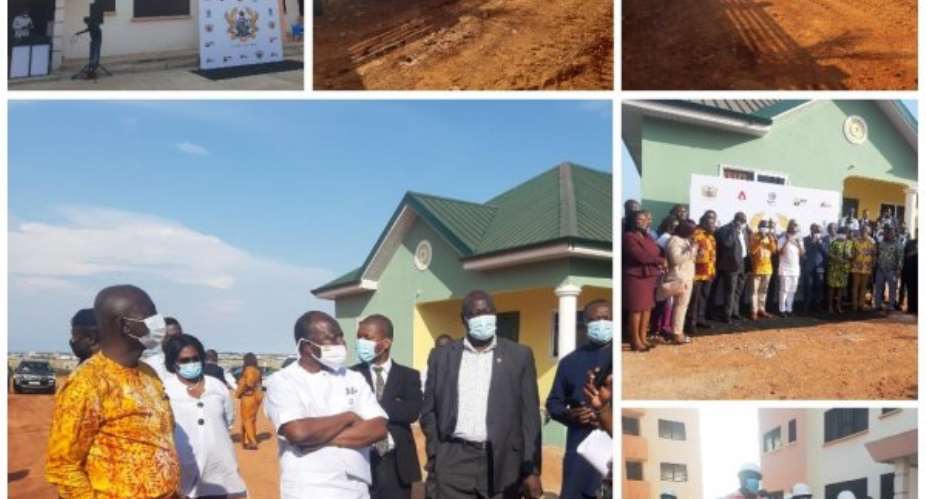 Finance, Housing Ministers Visit Affordable Housing Sites In Tema