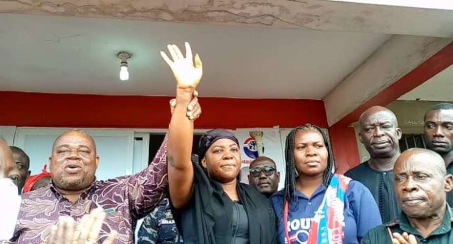 2020 Election: Late Mfantseman MPs Wife Files Nomination Forms To EC