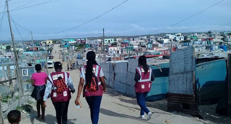 Activists of the  Movement for Change and Social Justice canvassing the streets of Gugulethu in Cape Town.  - Source: MCSJ