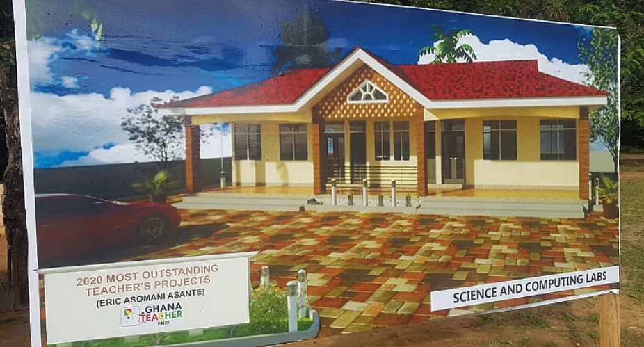 ER: 2020 Best Teacher Donates Ghc10,000 Towards Construction Of Science And ICT Lab At Akoasi