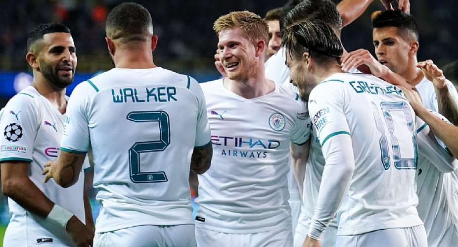 UCL: Man City crush Brugge to re-energise Champions League push