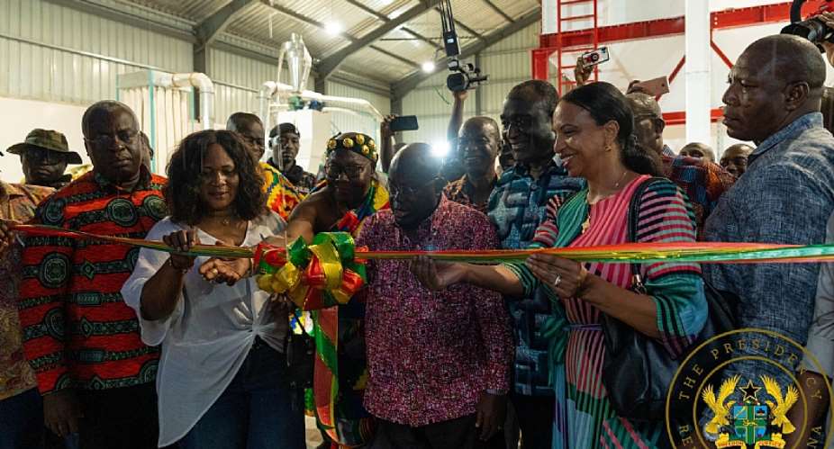Akufo-Addo inaugurates GH6.7 million maize processing factory at Nsuta-Kwagye