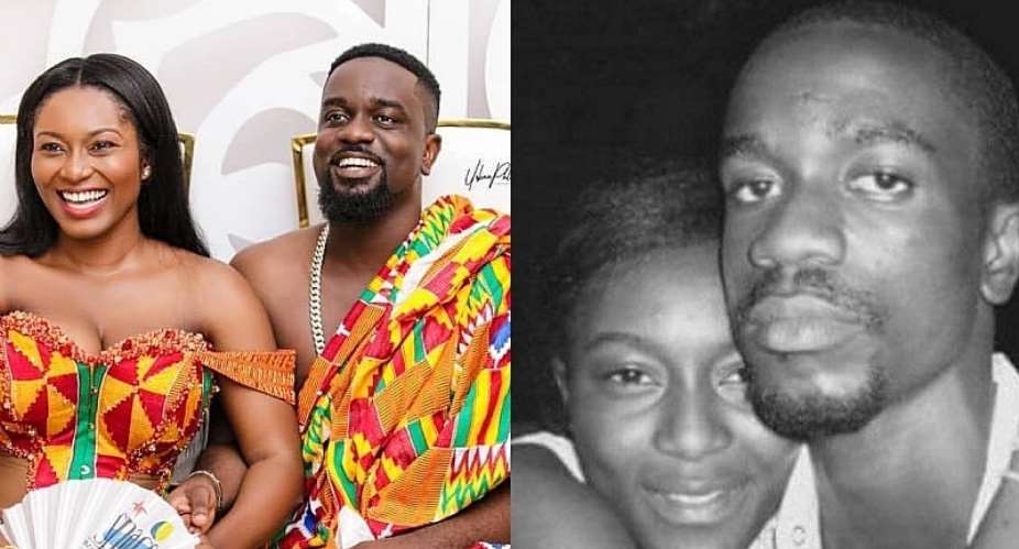 Sarkodie and his wife, Tracy Sarkcess' old and new pictures combined
