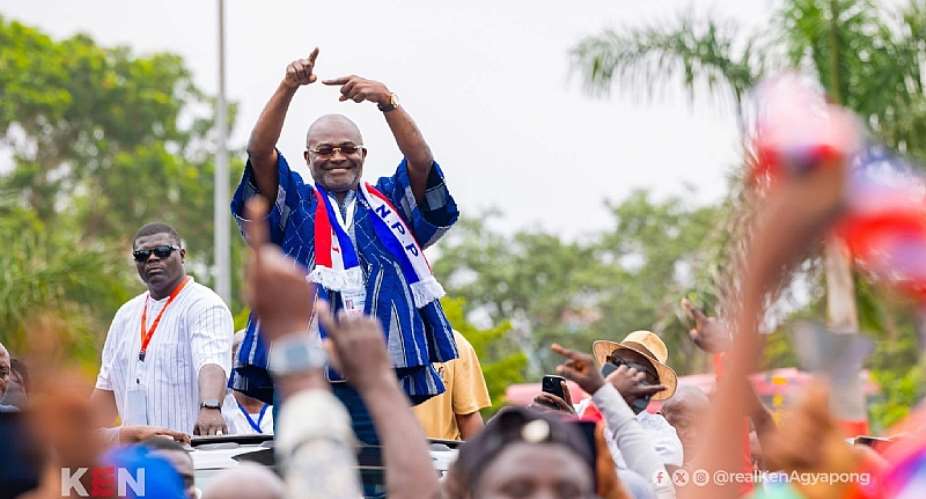 NPP flagbearer race: Kennedy Agyapong leads in 11 regions in best-case scenario — Poll