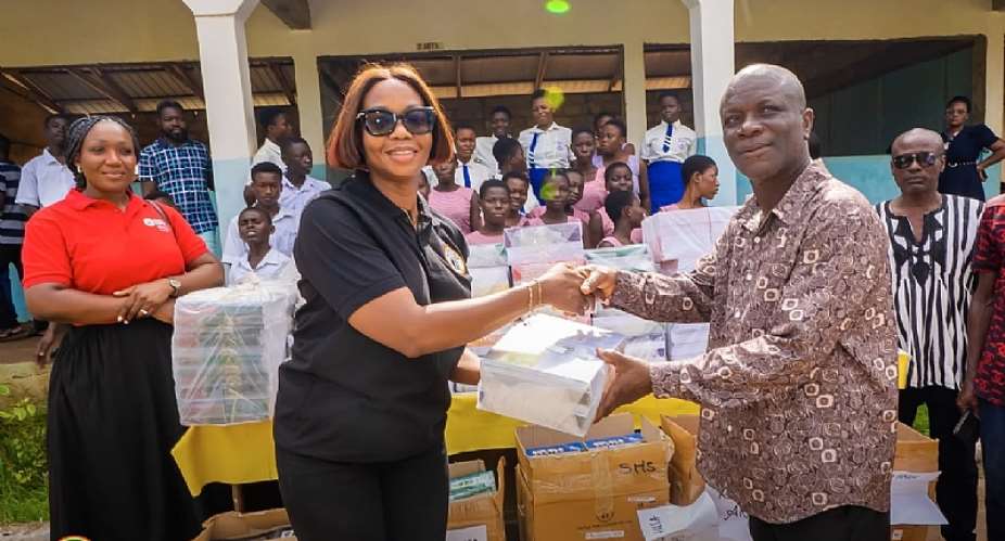 GETFund, private-sector partners donate educational materials to four Central Region Schools