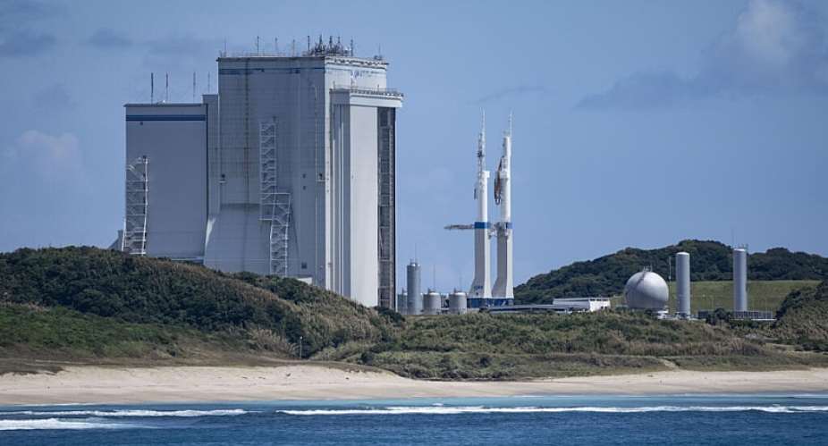 A vehicle assembly building at the Tanegashima Space Center in Minamitane, in Kagoshima Prefecture, Japan, on August 13, 2026. -  Yuichi Yamazaki, AFP